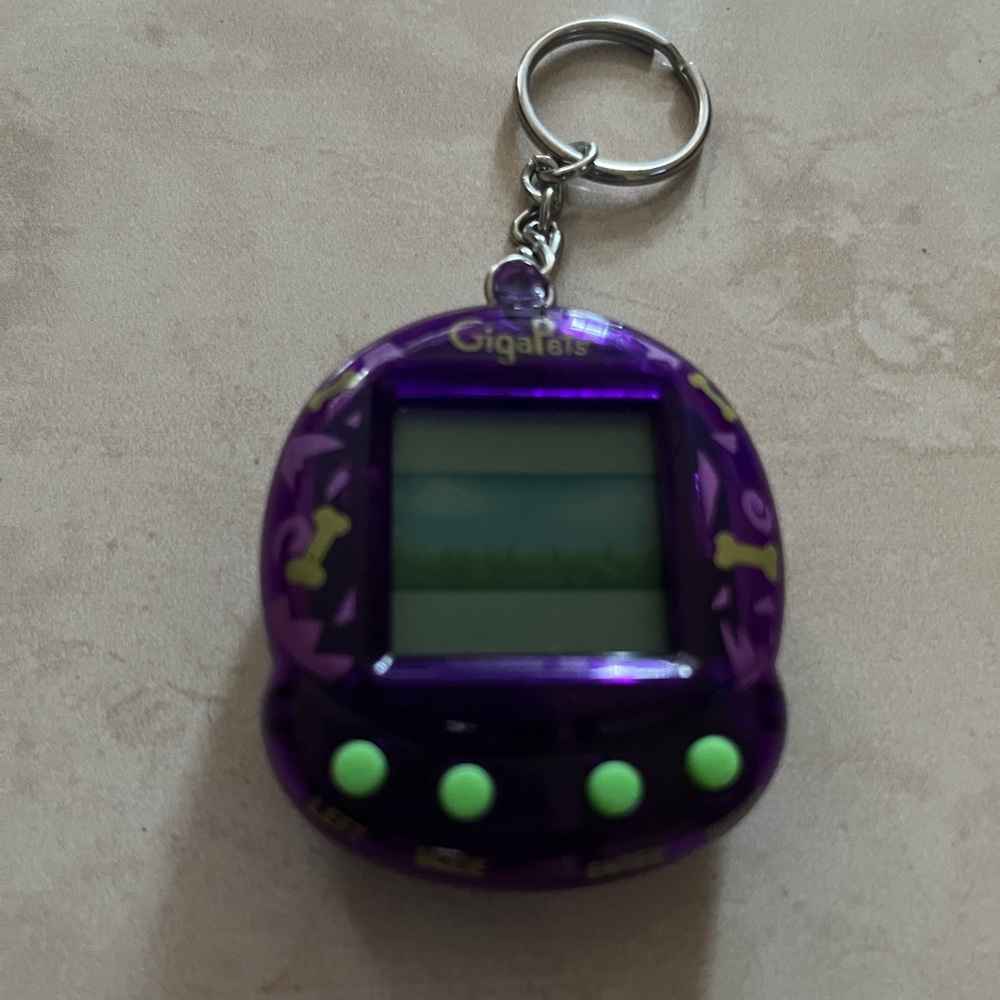 Purple Giga Pet Keychain